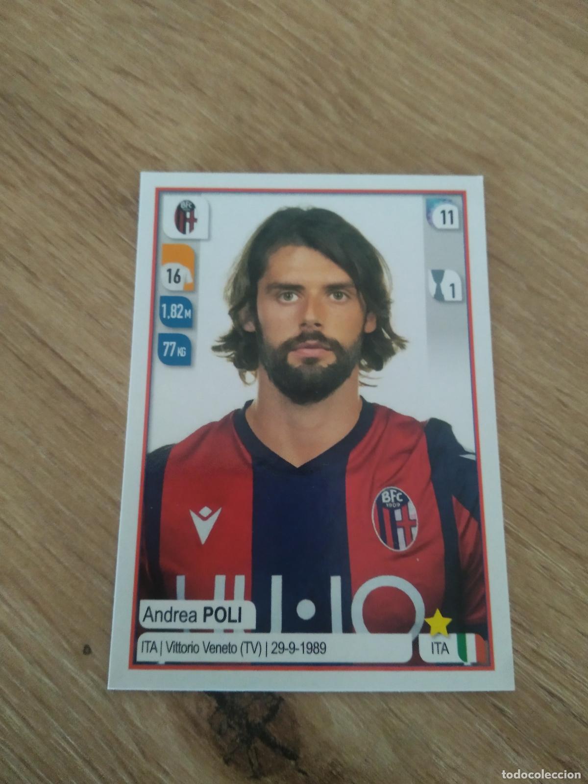 Cromos de f&uacute;tbol: 45 ANDREA POLI BOLOGNA CROMO FUTBOL PANINI LIGA ITALIA 19-20 CALCIATORI 2019-2020