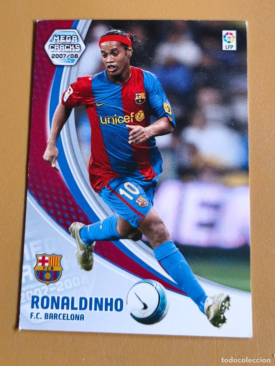 Cromos de f&uacute;tbol: ronaldinho, 2007 08 megacracks