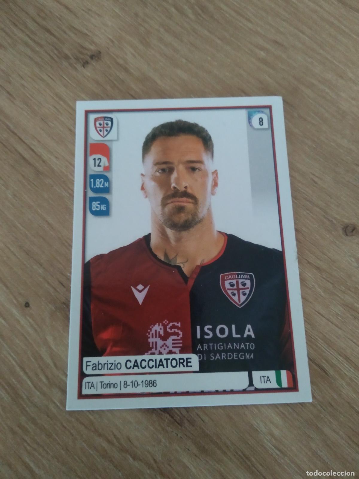 Figurine di Calcio: 95 FABRIZIO CACCIATORE CAGLIARI CROMO FUTBOL PANINI LIGA ITALIA 19-20 CALCIATORI 2019-2020