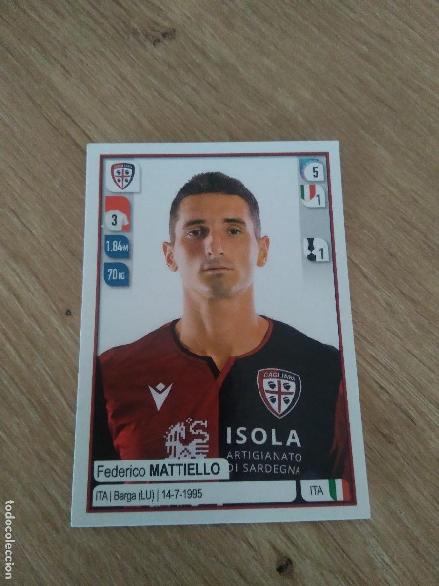 Figurine di Calcio: 99 FEDERICO MATTIELLO CAGLIARI CROMO FUTBOL PANINI LIGA ITALIA 19-20 CALCIATORI 2019-2020