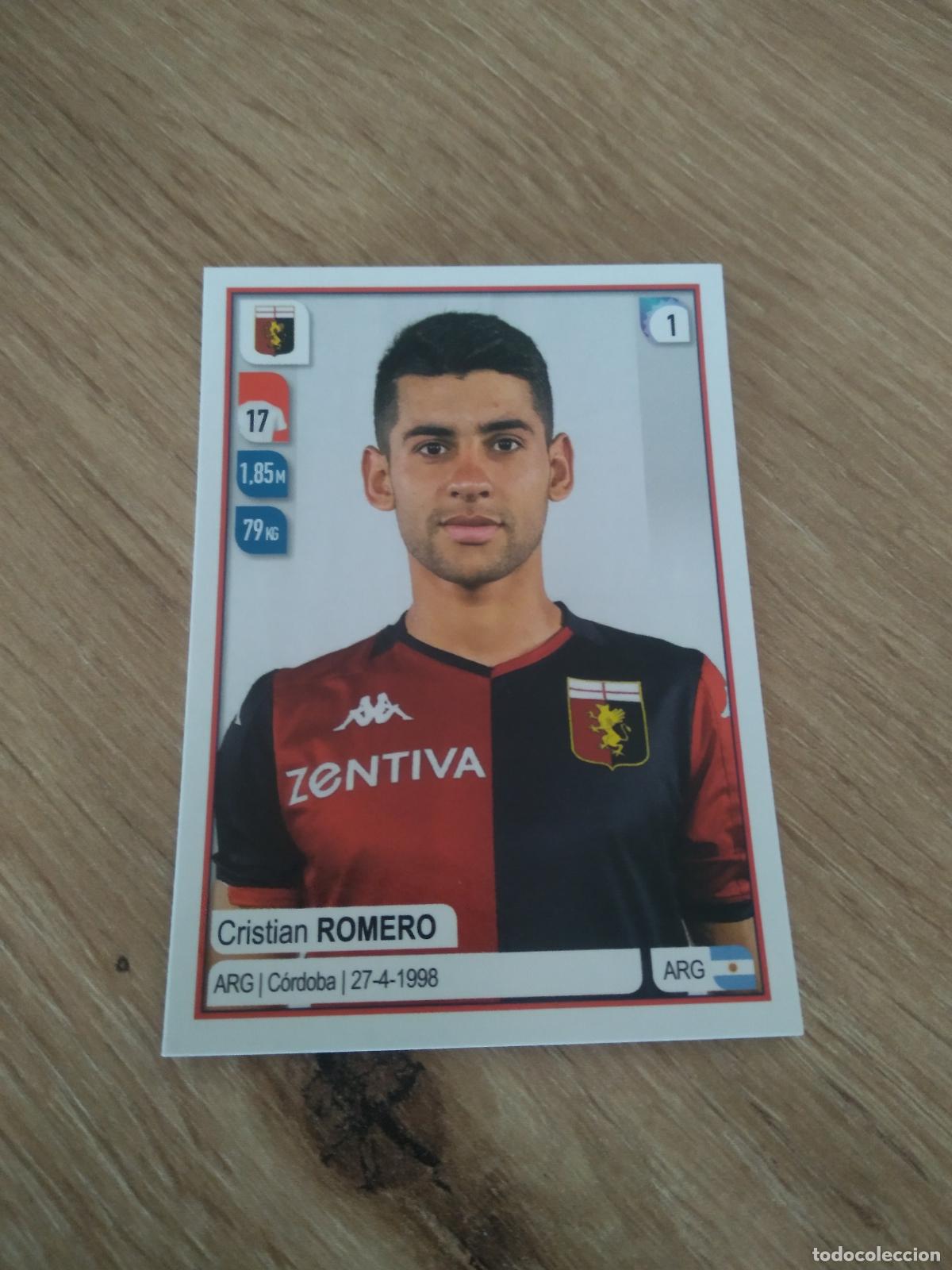 Cromos de F&uacute;tbol: 153 CRISTIAN ROMERO GENOA CROMO FUTBOL PANINI LIGA ITALIA 19-20 CALCIATORI 2019-2020