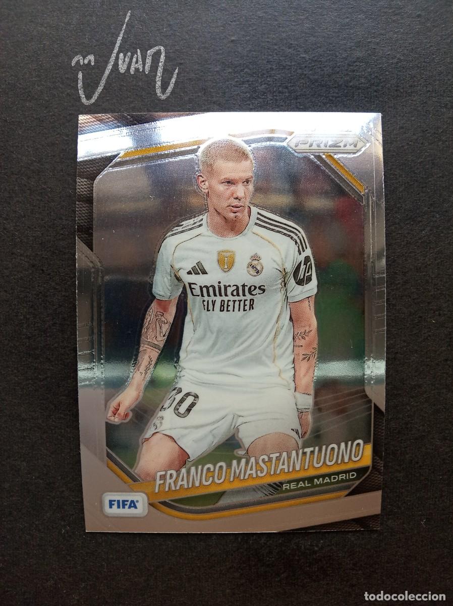 Cromos de F&uacute;tbol: N&ordm; 194 MASTANTUONO REAL MADRID ARGENTINA ⚽ PANINI &reg; PRIZM FIFA CLUB WORLD CUP 2025 2026 25 26 NUEVO