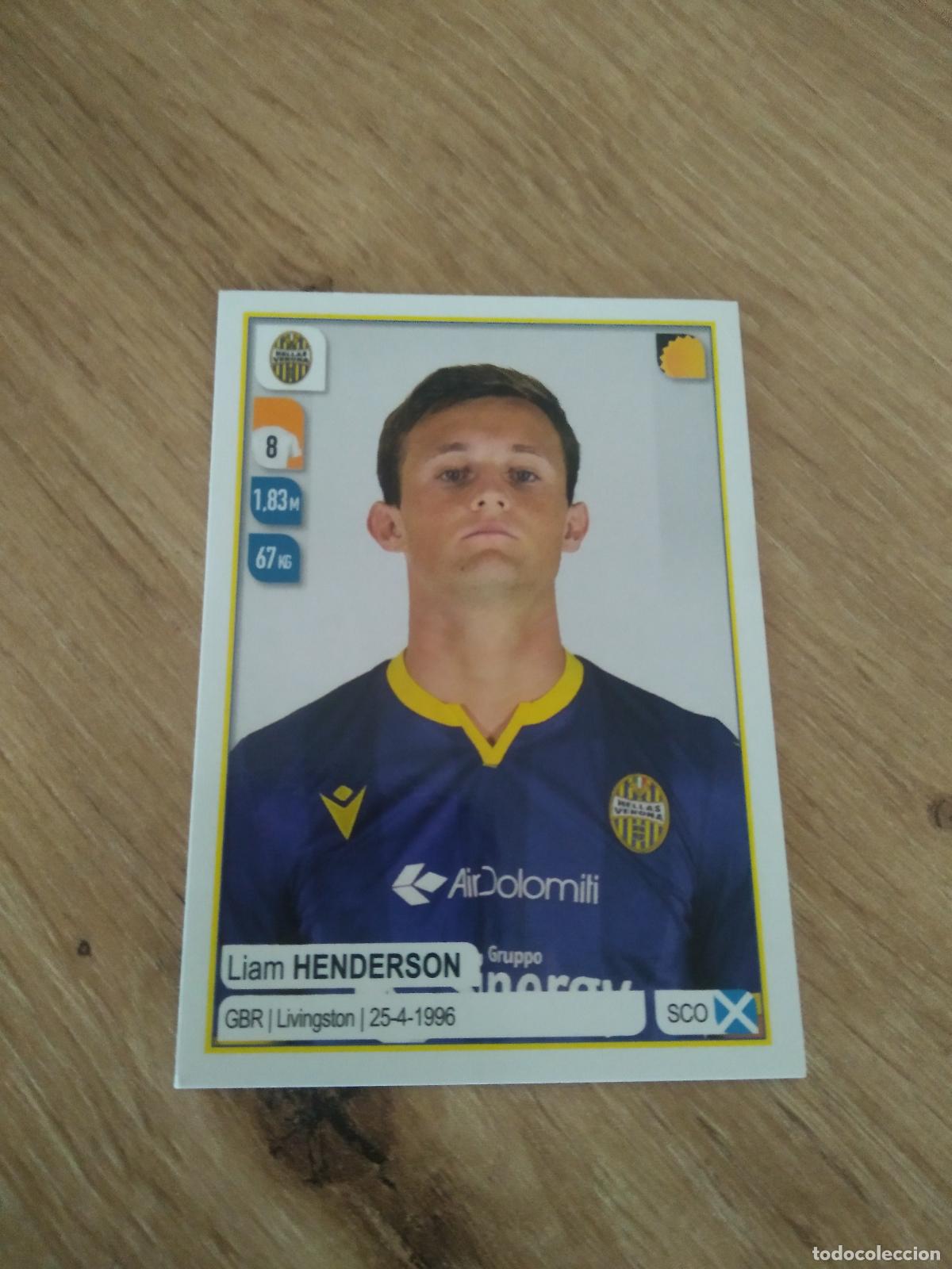 Cromos de F&uacute;tbol: 189 HENDERSON HELLAS VERONA CROMO FUTBOL PANINI LIGA ITALIA 19-20 CALCIATORI 2019-2020
