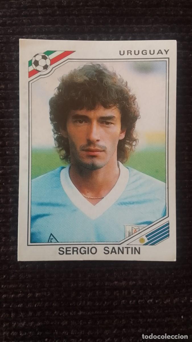 Cromos de F&uacute;tbol: CROMO MEXICO 86. URUGUAY. SERGIO SANTIN. 321. PANINI.