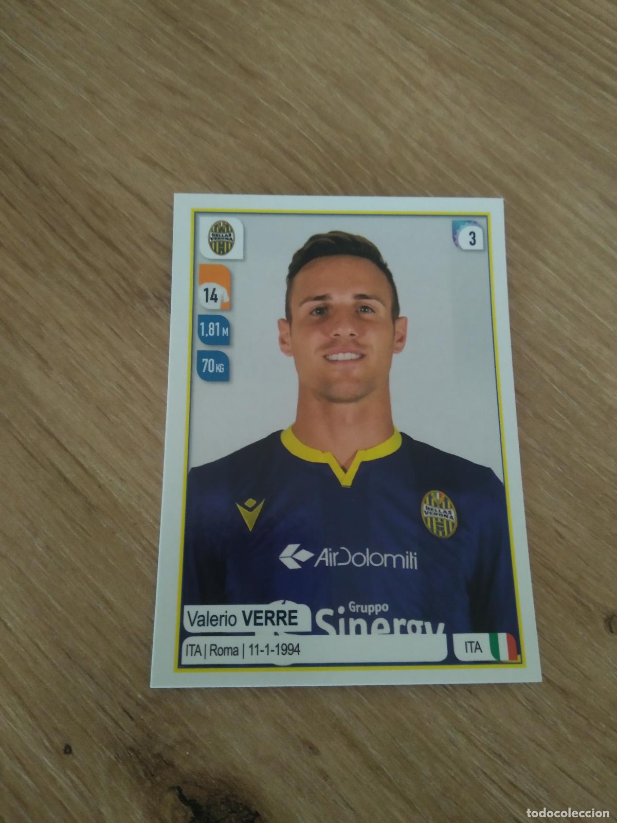 Cromos de F&uacute;tbol: 195 VALERIO VERRE HELLAS VERONA CROMO FUTBOL PANINI LIGA ITALIA 19-20 CALCIATORI 2019-2020