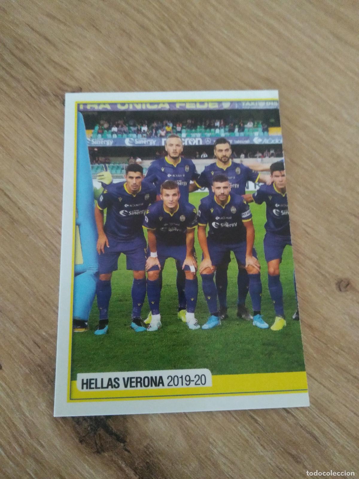 Cromos de F&uacute;tbol: 202 EQUIPO PLANTILLA HELLAS VERONA CROMO FUTBOL PANINI LIGA ITALIA 19-20 CALCIATORI 2019-2020