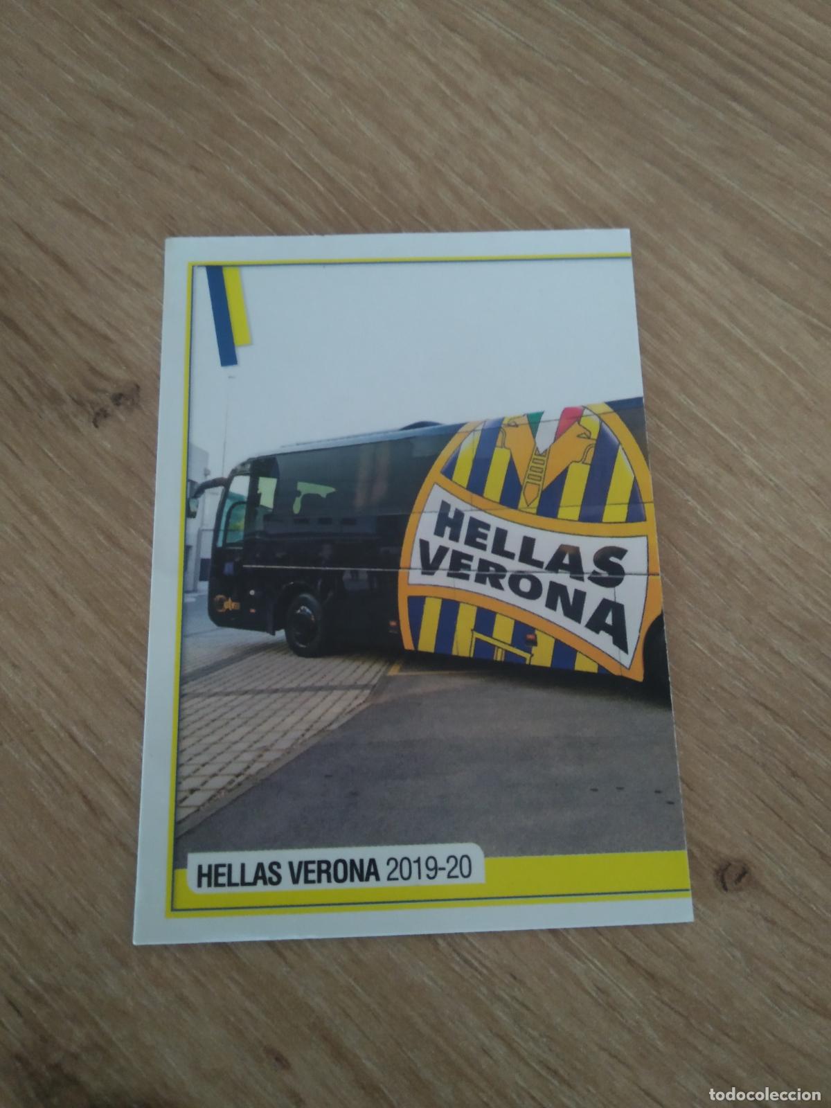 Cromos de F&uacute;tbol: 206 AUTOBUS HELLAS VERONA CROMO FUTBOL PANINI LIGA ITALIA 19-20 CALCIATORI 2019-2020