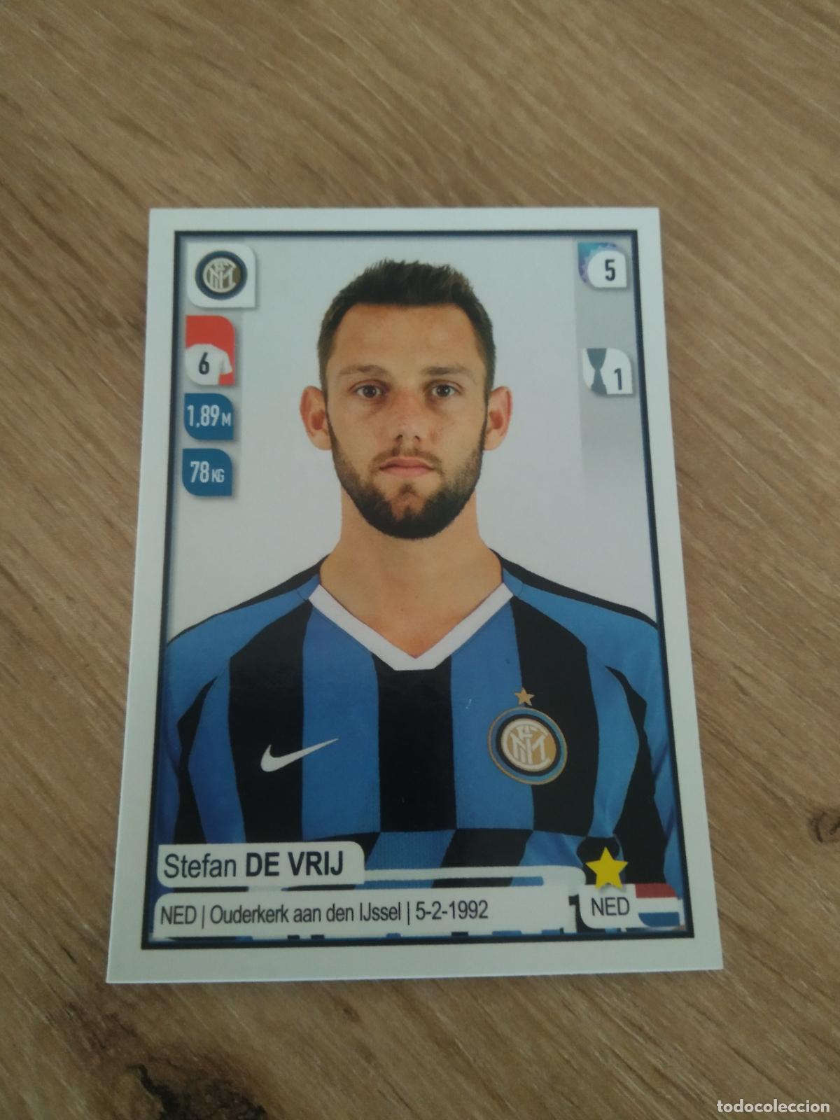 Cromos de F&uacute;tbol: 209 STEFAN DE VRIJ INTER MILAN CROMO FUTBOL PANINI LIGA ITALIA 19-20 CALCIATORI 2019-2020