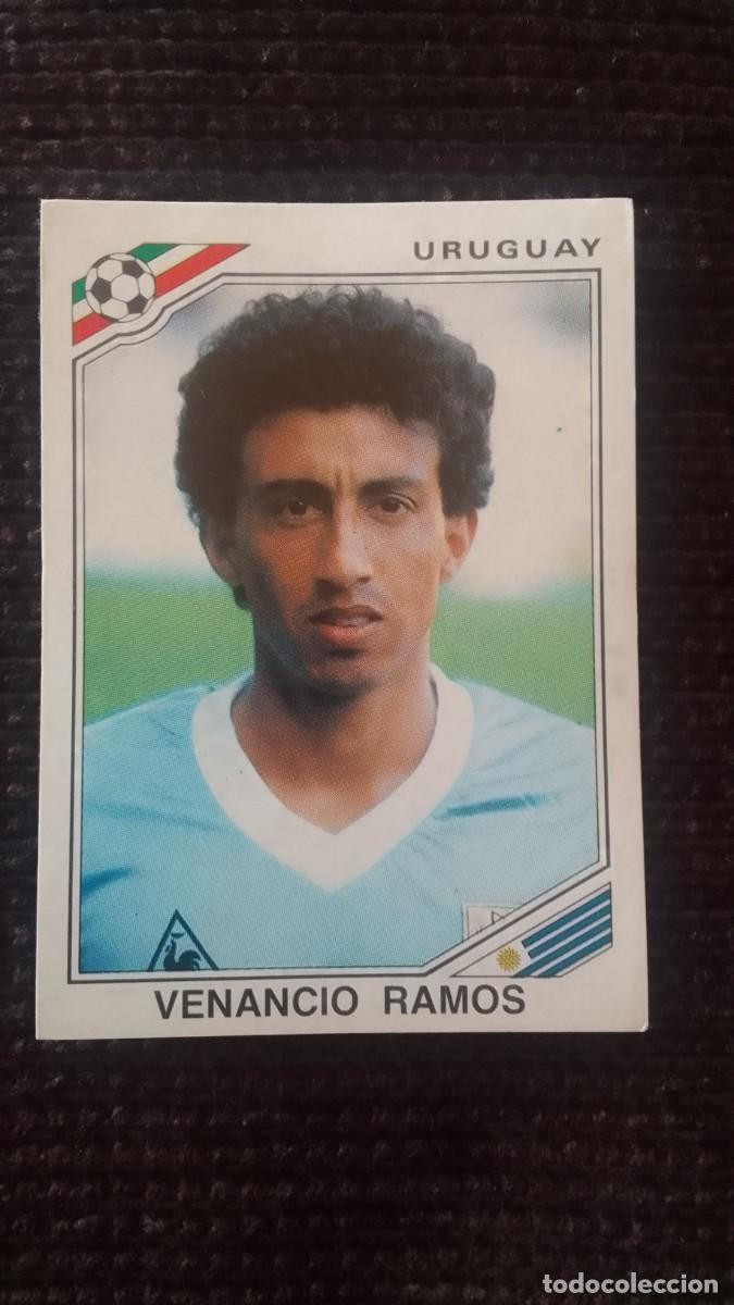 Cromos de F&uacute;tbol: CROMO MEXICO 86. URUGUAY. VENANCIO RAMOS. 324. PANINI.