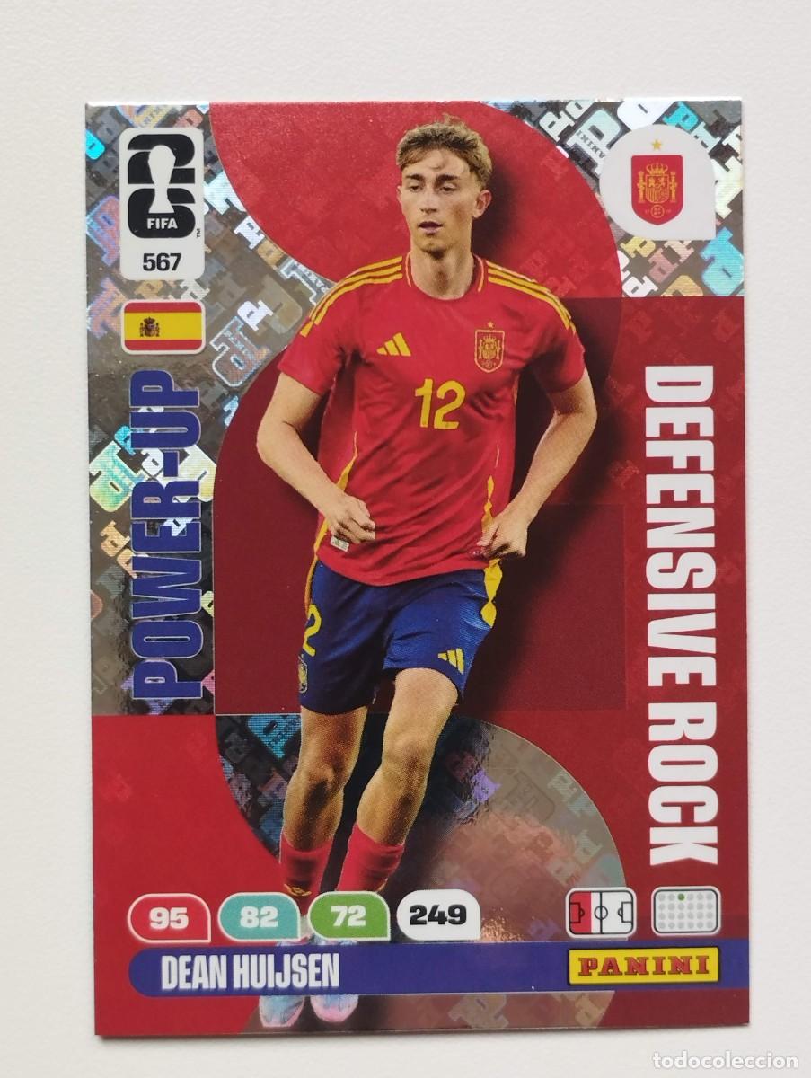 Cromos de F&uacute;tbol: CROMO CARD ADRENALYN MUNDIAL WORLD CUP 2026 DEFENSIVE ROCK 567 DEAN HUIJSEN ESPA&Ntilde;A