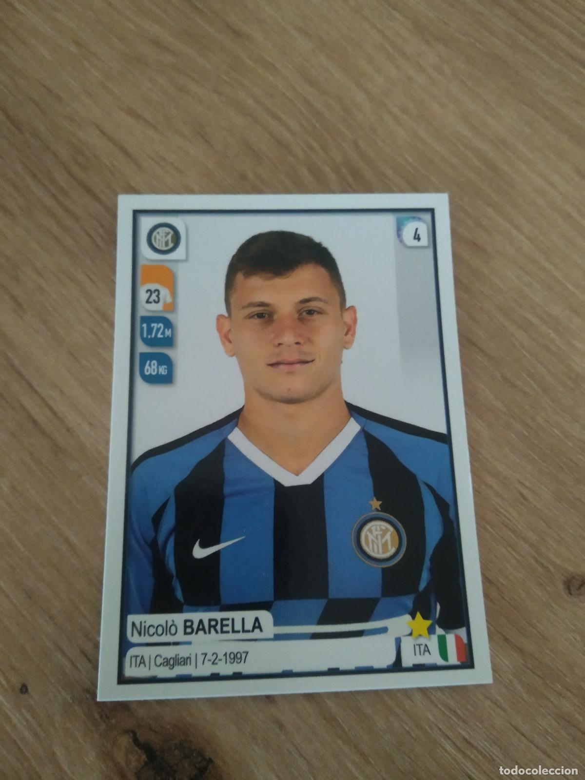 Cromos de F&uacute;tbol: 222 NICOLO BARELLA INTER MILAN CROMO FUTBOL PANINI LIGA ITALIA 19-20 CALCIATORI 2019-2020