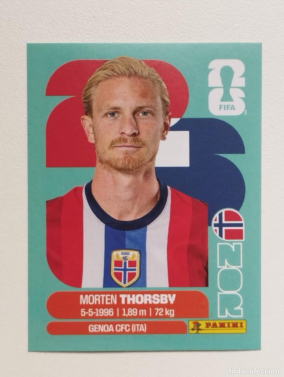 Cromos de F&uacute;tbol: CROMO STICKER WORLD CUP 2026 MUNDIAL 26 NORUEGA NOR9 NOR 9 MORTEN THORSBV