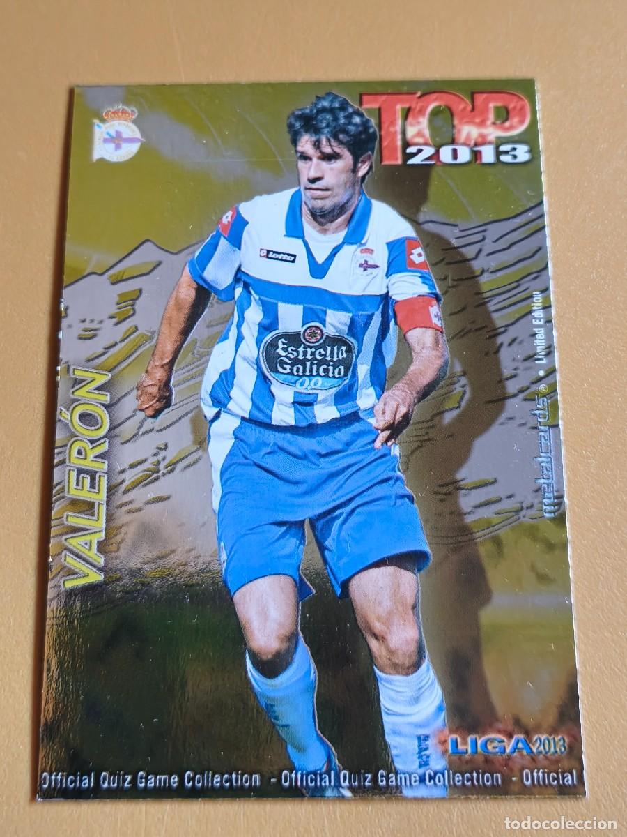 Cartes &agrave; collectionner de Football: valeron, 2013 top mundicromo edicion limitada