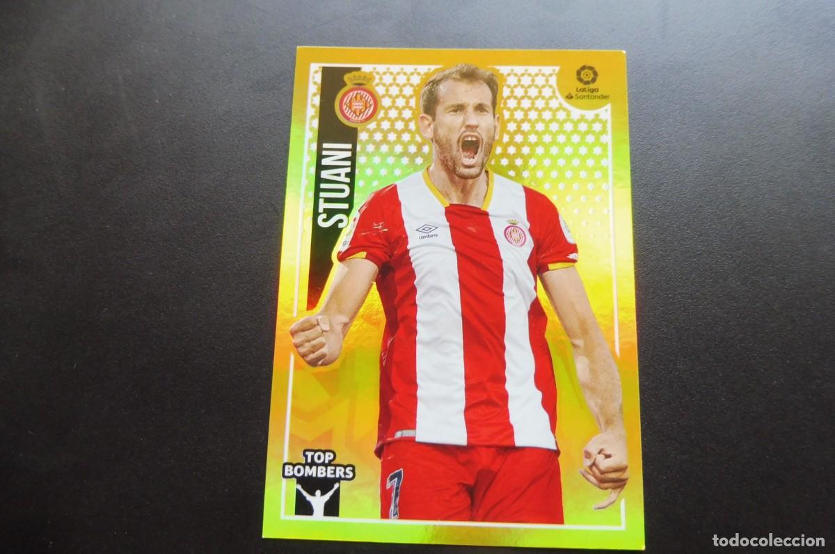 Cromos de Futebol: CROMOS PANINI - LIGA SANTANDER 2018/19 ESTE - GIRONA FC. - N&Uacute;M 124 TOP BOMBERS - STUANI
