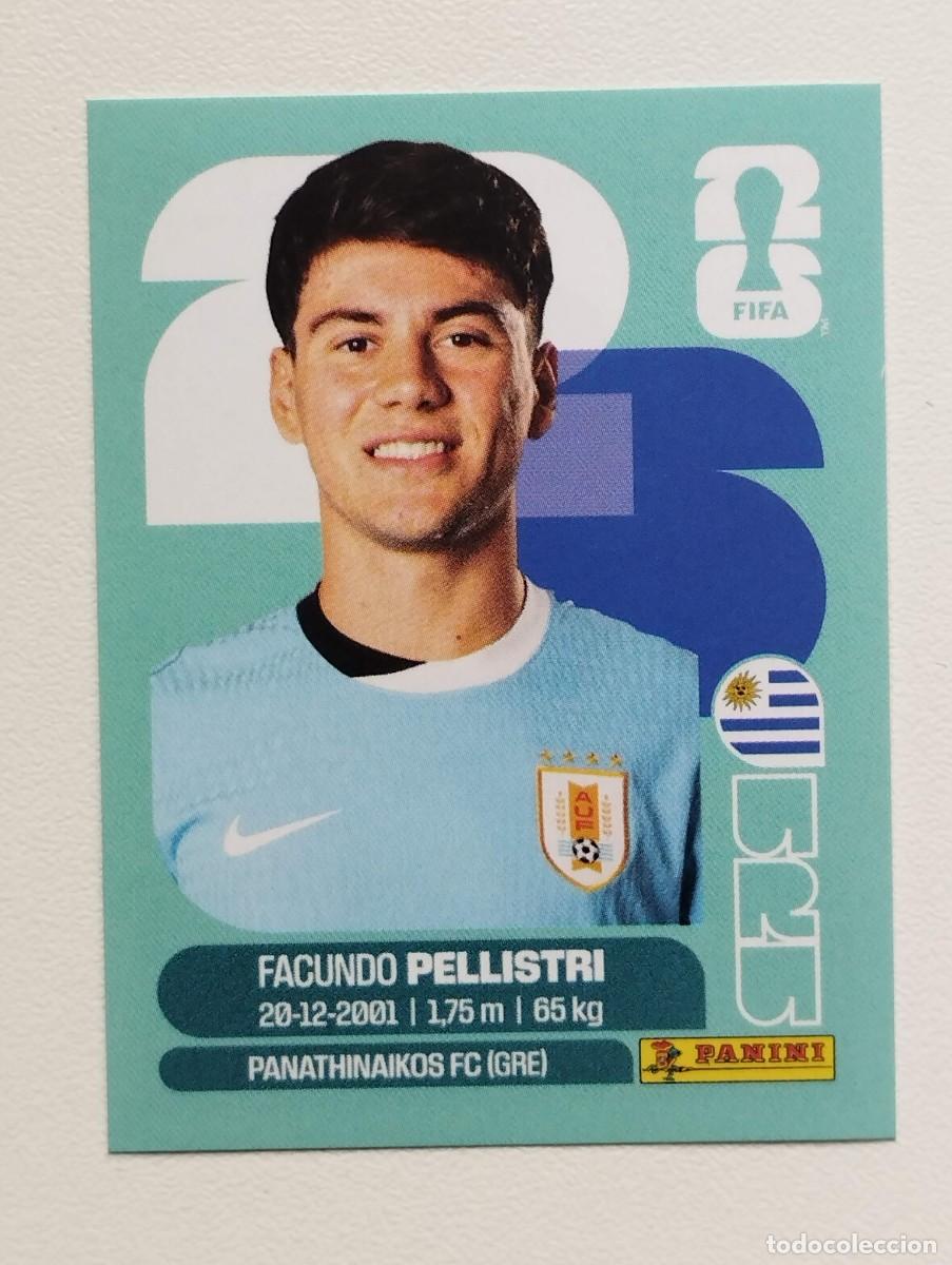Cromos de F&uacute;tbol: CROMO STICKER WORLD CUP 2026 MUNDIAL 26 URUGUAY URU20 URU 20 FACUNDO PELLISTRI