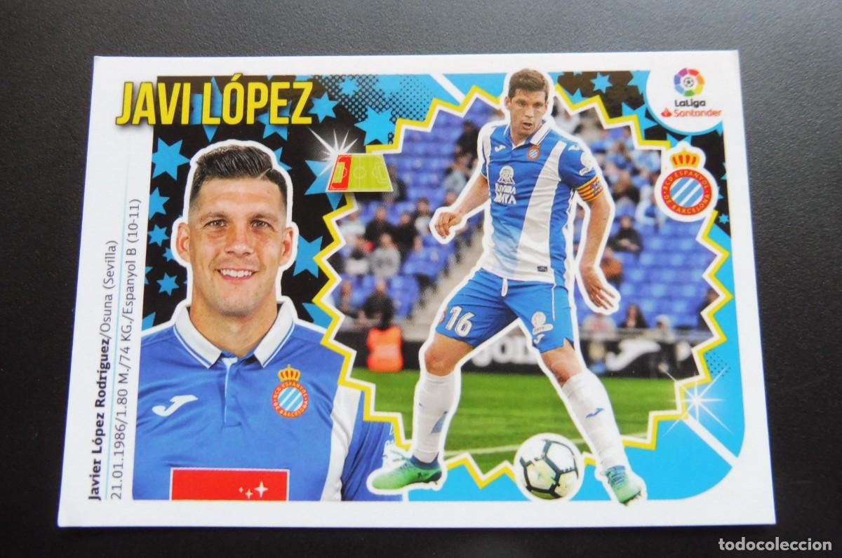 Cromos de F&uacute;tbol: CROMOS PANINI - LIGA SANTANDER 2018/19 ESTE - RCD. ESPANYOL - N&Uacute;M 2 - JAVI L&Oacute;PEZ