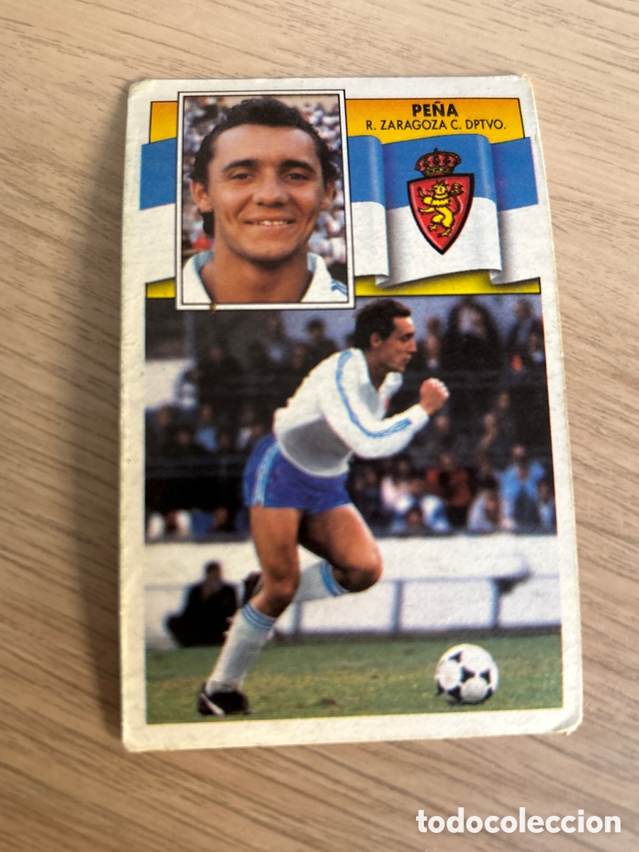 Cromos de Futebol: PE&Ntilde;A REAL ZARAGOZA VERSION LIGA ESTE 1990 1991 90 91 NUNCA PEGADO SIN PEGAR
