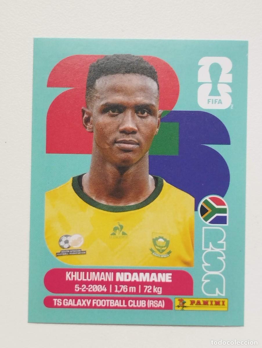 Cromos de f&uacute;tbol: CROMO STICKER WORLD CUP 2026 MUNDIAL 26 SUDAFRICA RSA7 RSA 7 NDAMANE