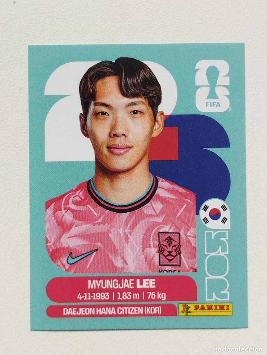 Cromos de f&uacute;tbol: CROMO STICKER WORLD CUP 2026 MUNDIAL 26 COREA DEL SUR KOR9 KOR 9 MYUNGJAE LEE
