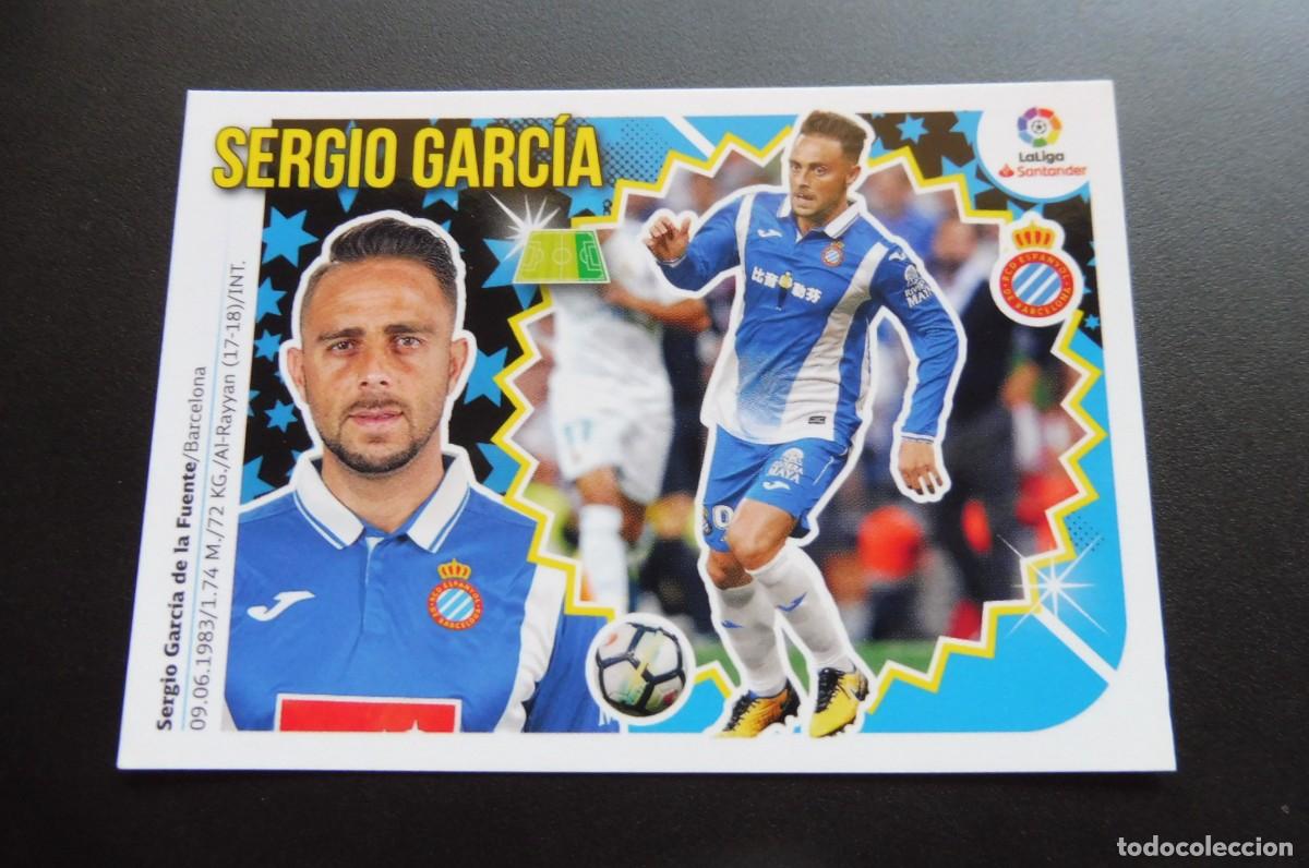 Cromos de f&uacute;tbol: CROMOS PANINI - LIGA SANTANDER 2018/19 ESTE - RCD. ESPANYOL - N&Uacute;M 16 - SERGIO GARC&Iacute;A