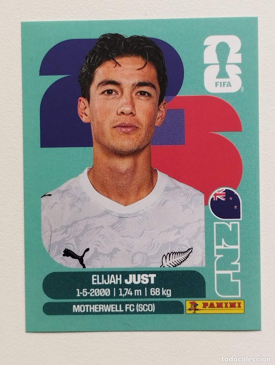 Cromos de f&uacute;tbol: CROMO STICKER WORLD CUP 2026 MUNDIAL 26 NUEVA ZELANDA NZL18 NZL 18 ELIJAH JUST