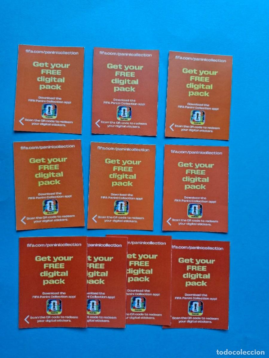 Cromos de Futebol: 10 C&oacute;digos sin usar para digital &Aacute;lbum PANINI FIFA World Cup 2026 sin envio por @mail