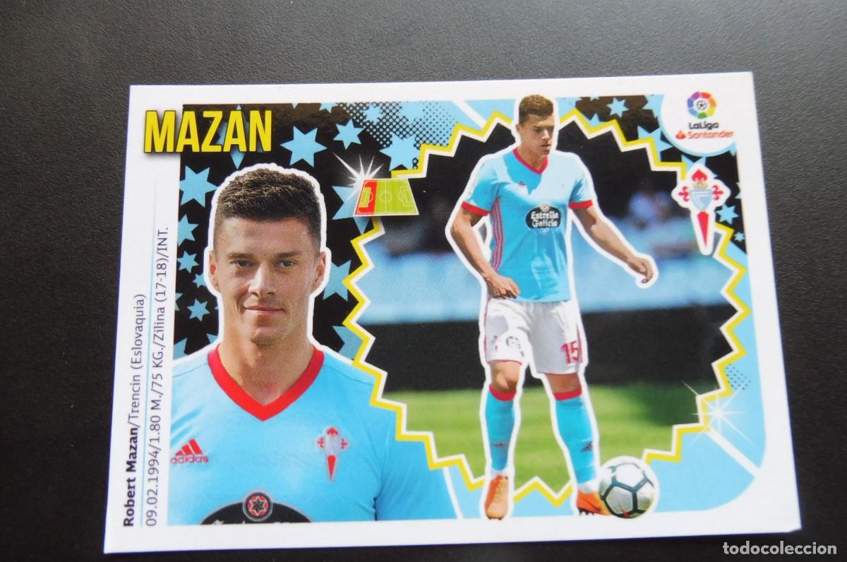 Cartes &agrave; collectionner de Football: CROMOS PANINI - LIGA SANTANDER 2018/19 ESTE - RC CELTA - N&Uacute;M 7 B - MAZ&Aacute;N