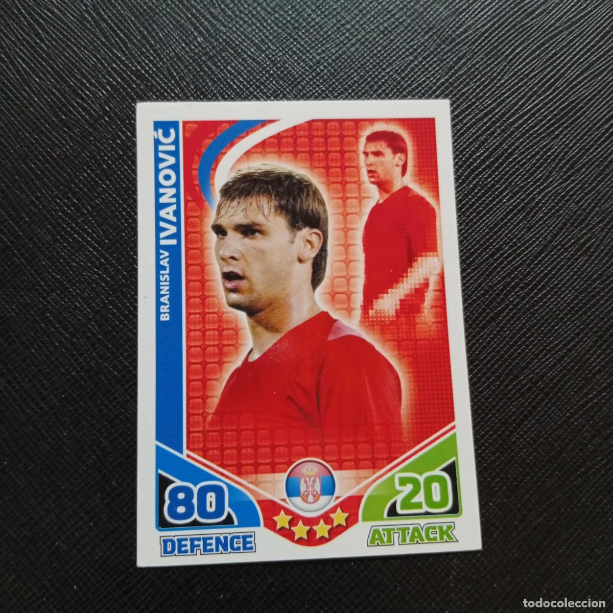 Cartes &agrave; collectionner de Football: IVANOVIC SERBIA MATCH ATTAX SOUTH AFRICA 2010 MUNDIAL CROMO WORLD FUTBOL 10 - A150 PG271