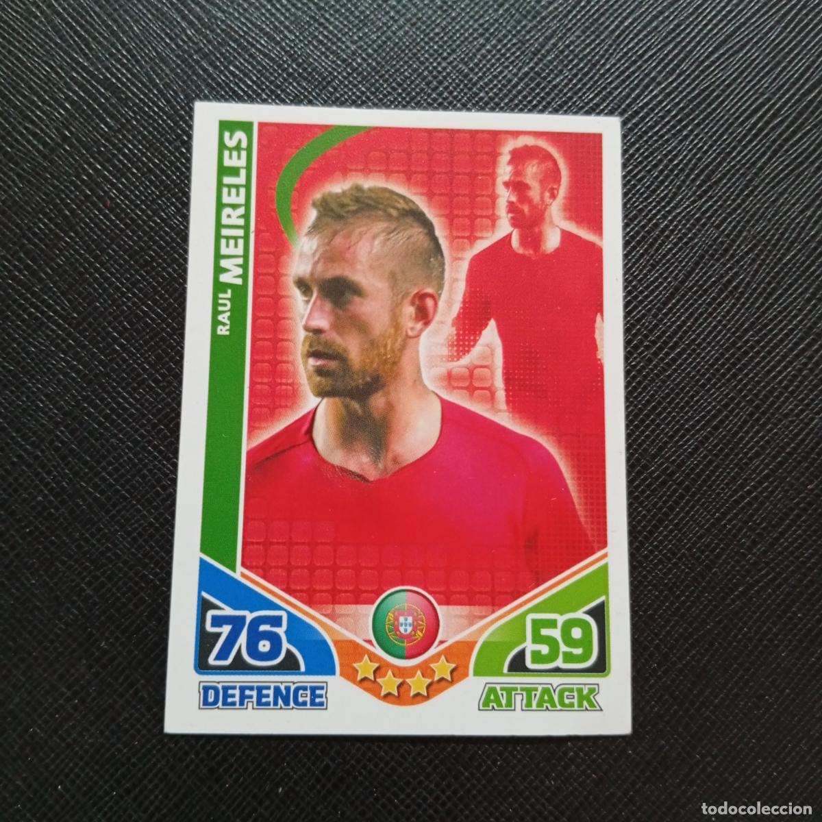 Cromos de f&uacute;tbol: MEIRELLES PORTUGAL MATCH ATTAX SOUTH AFRICA 2010 MUNDIAL CROMO WORLD FUTBOL 10 - A150 PG280