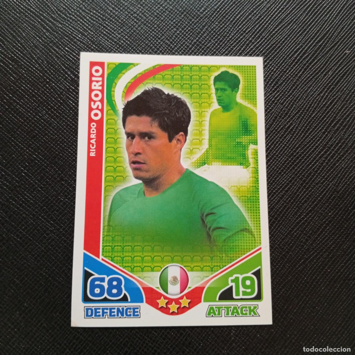Football Stickers: OSORIO MEXICO MATCH ATTAX SOUTH AFRICA 2010 MUNDIAL CROMO WORLD FUTBOL 10 - A150 PG280