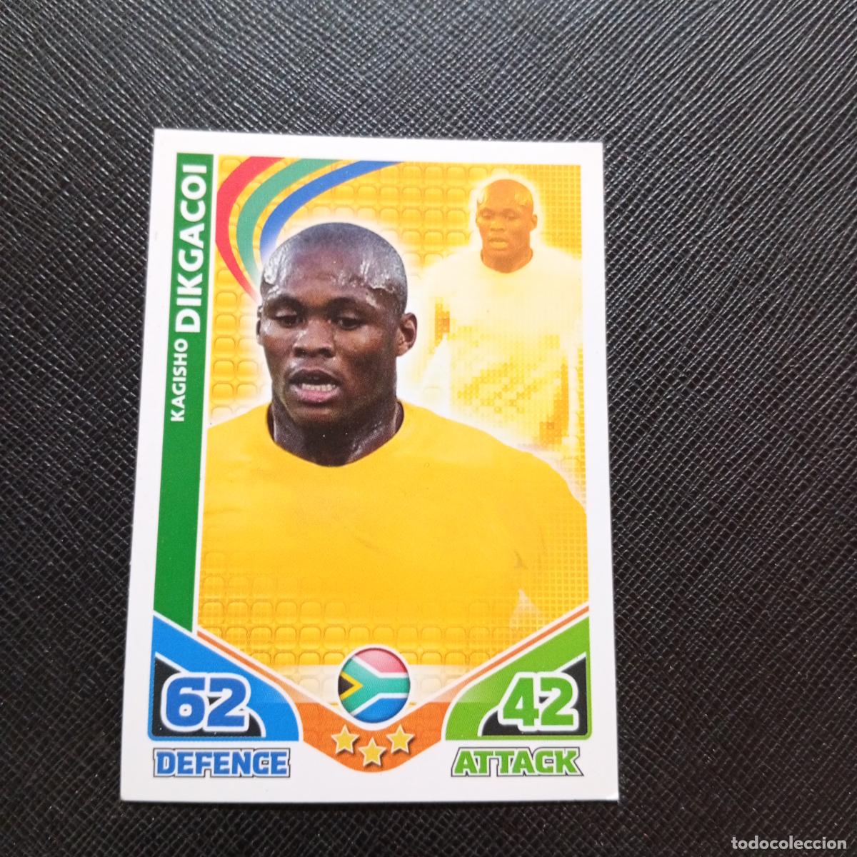 Football Stickers: DIKGACOI SUOTH AFRICA MATCH ATTAX SOUTH AFRICA 2010 MUNDIAL CROMO WORLD FUTBOL 10 - A150 PG289