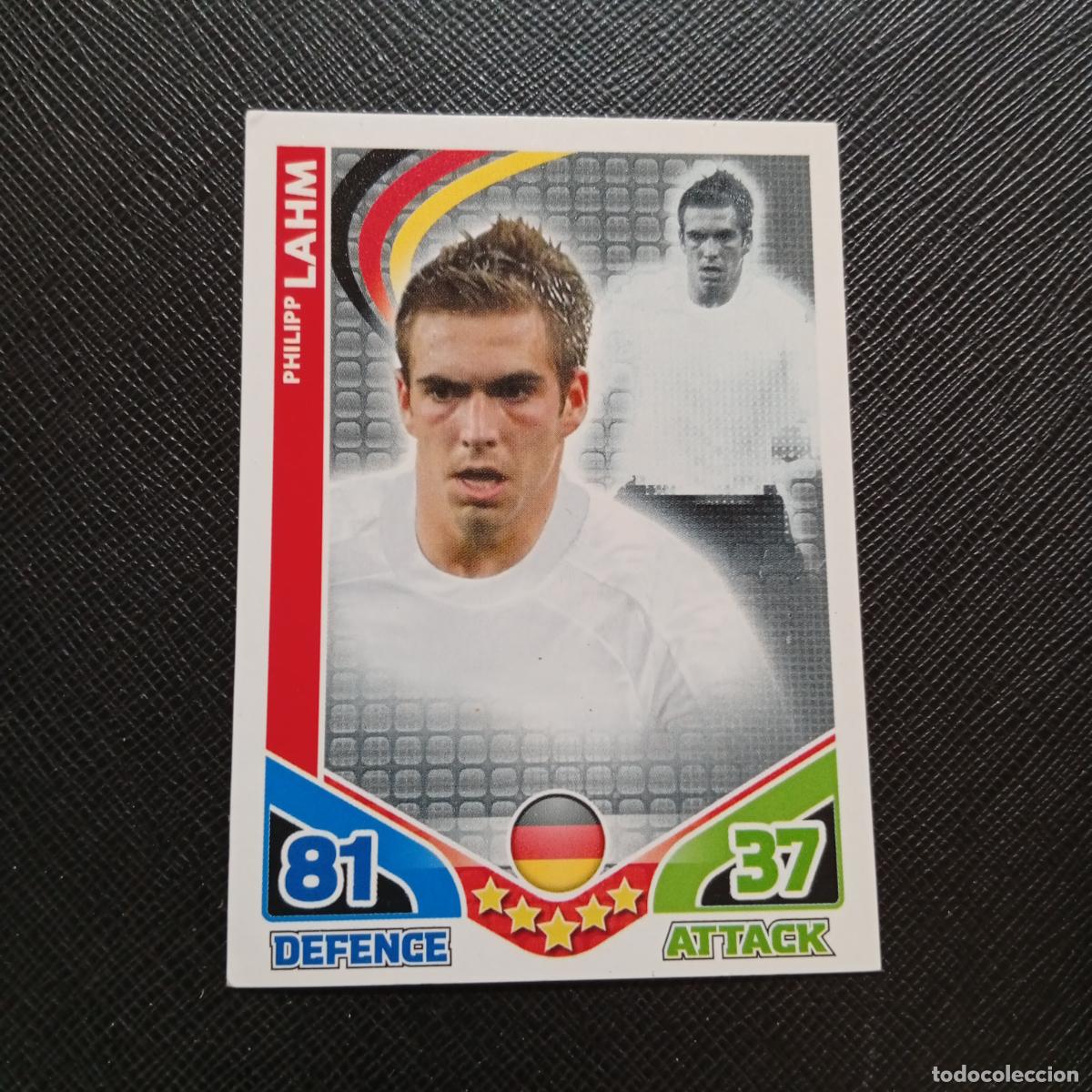 Football Stickers: LAHM ALEMANIA MATCH ATTAX SOUTH AFRICA 2010 MUNDIAL CROMO WORLD FUTBOL 10 - A150 PG289