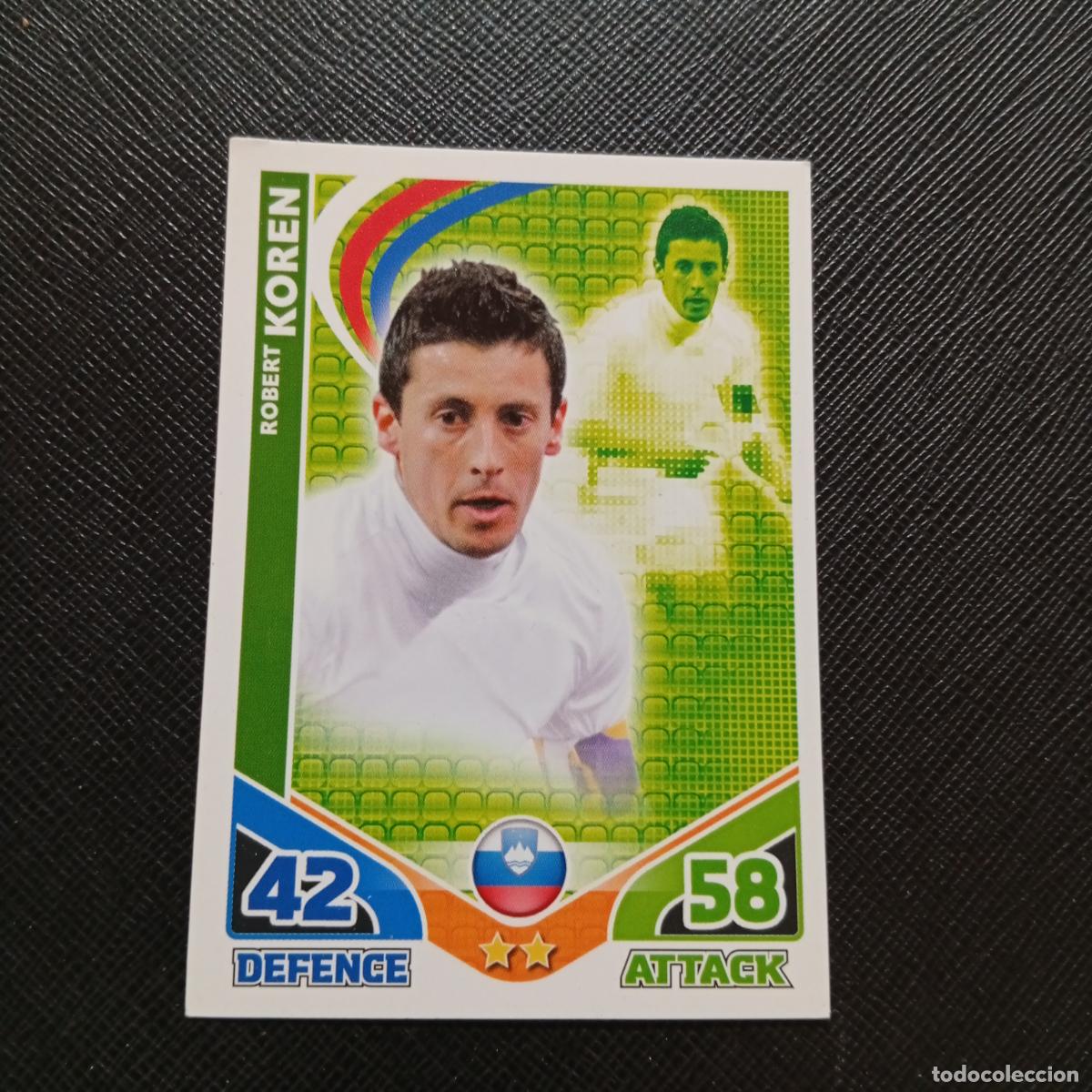 Football Stickers: KOREN ESLOVENIA MATCH ATTAX SOUTH AFRICA 2010 MUNDIAL CROMO WORLD FUTBOL 10 - A150 PG298