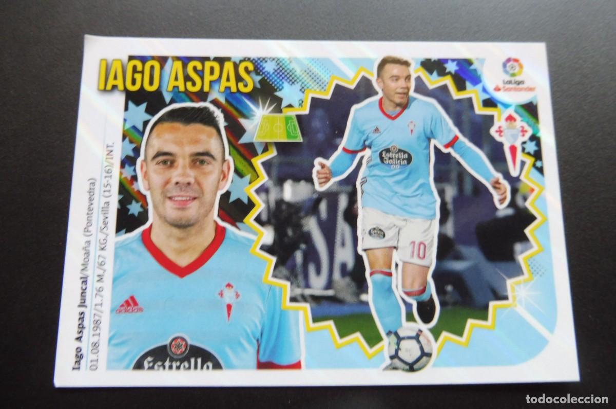 Football Stickers: CROMOS PANINI - LIGA SANTANDER 2018/19 ESTE - RC CELTA - N&Uacute;M 14 - IAGO ASPAS