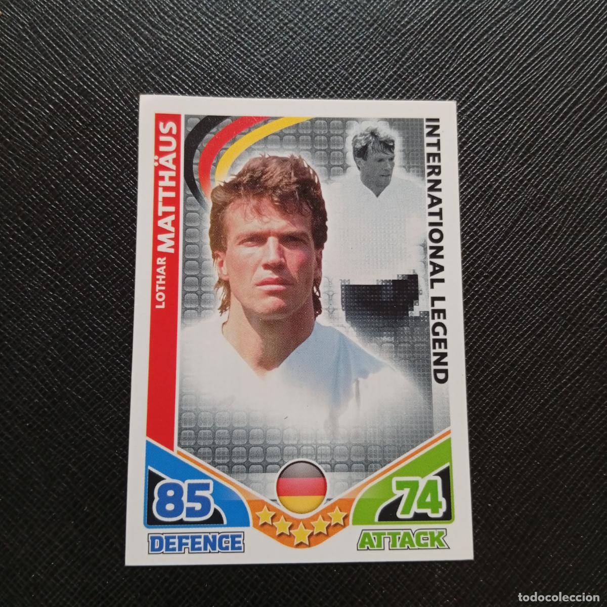 Football Stickers: MATTHAUS ALEMANIA MATCH ATTAX SOUTH AFRICA 2010 MUNDIAL CROMO WORLD FUTBOL 10 - A150 PG298 LEGEND