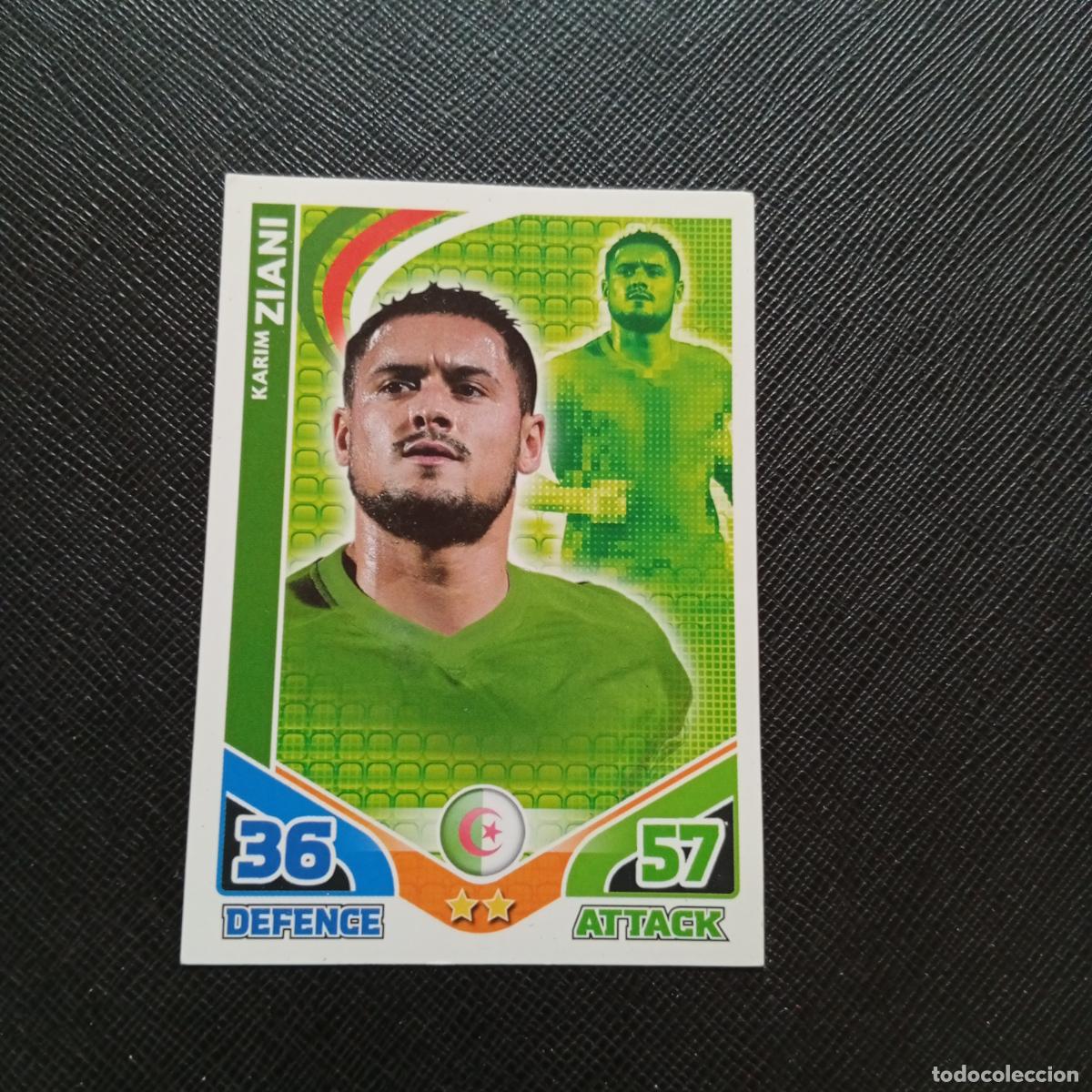 Football Stickers: ZIANI ARGELIA MATCH ATTAX SOUTH AFRICA 2010 MUNDIAL CROMO WORLD FUTBOL 10 - A150 PG307