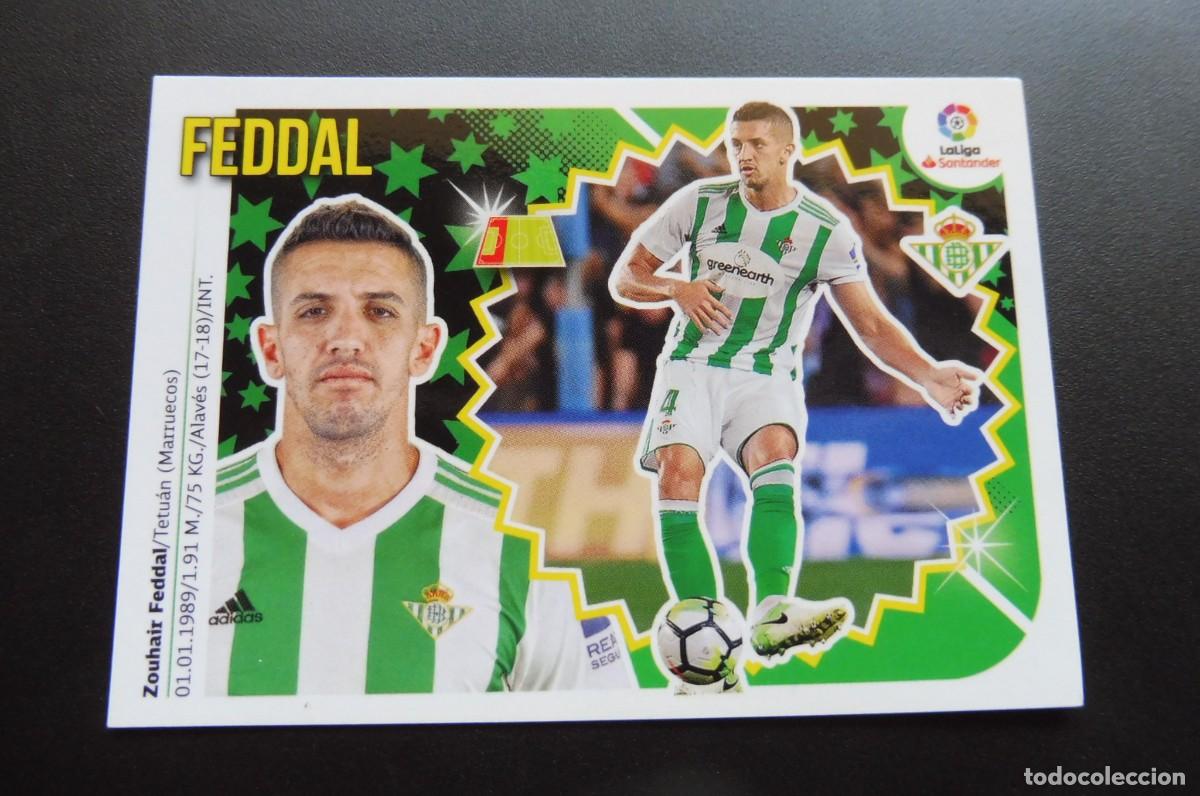 Football Stickers: CROMOS PANINI - LIGA SANTANDER 2018/19 ESTE - REAL BETIS - N&Uacute;M 4 - FEDDAL