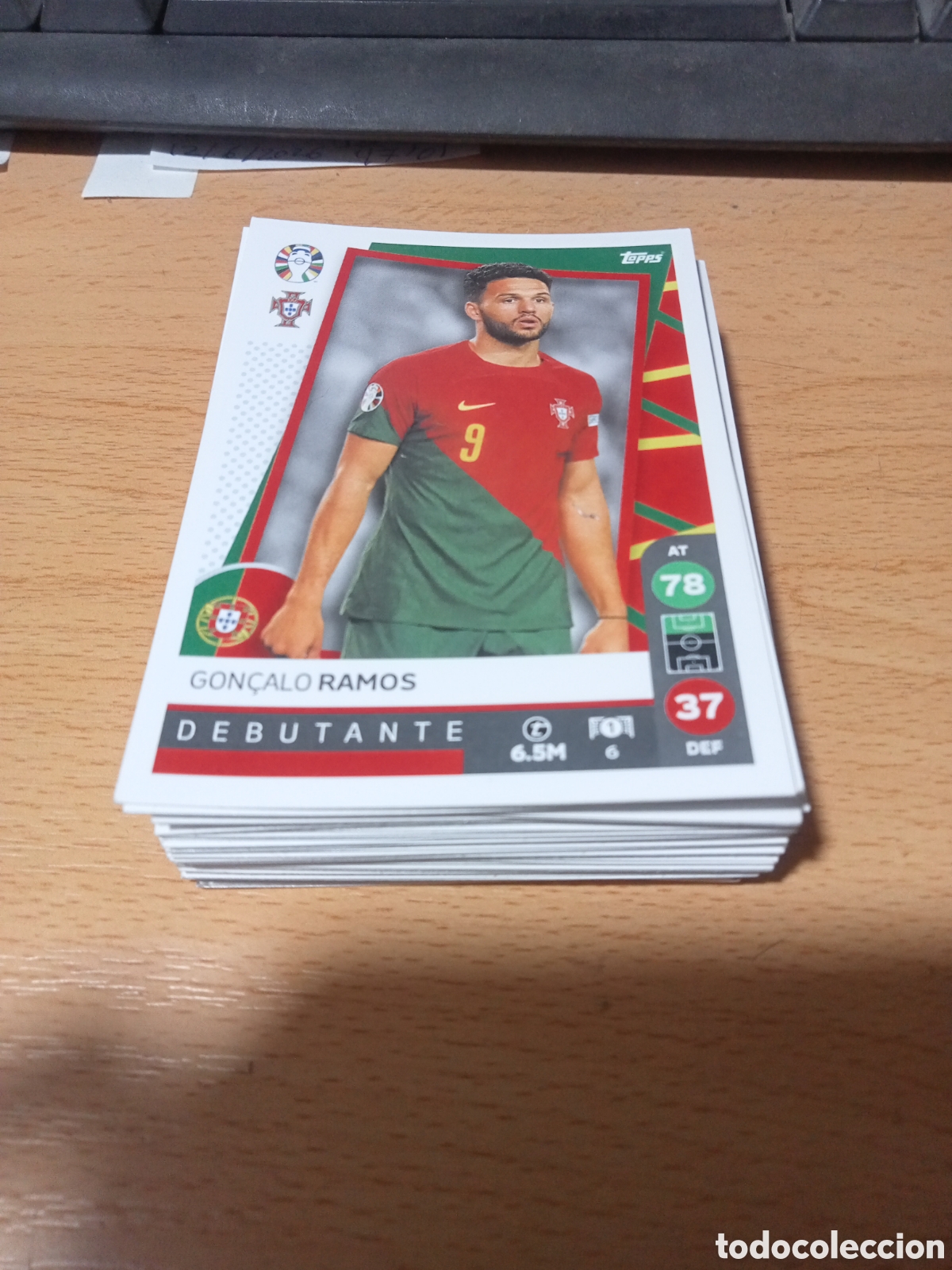 Cromos de Futebol: cromo 6 Gon&ccedil;alo Ramos uefa euro 2024 Germany