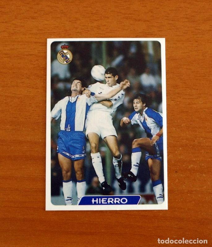 Cromos de Futebol: Real Madrid - N&ordm; 10 Fernando Hierro - Las Fichas de la Liga 95-96-1995-1996 -Mundicromo Sport
