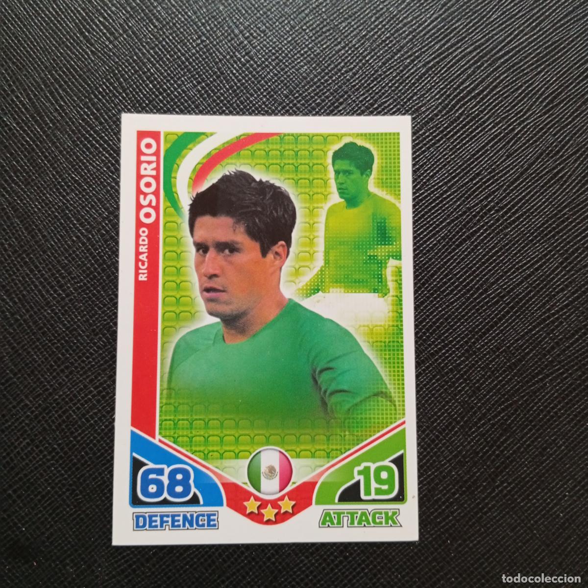 Cromos de f&uacute;tbol: OSORIO MEXICO MATCH ATTAX SOUTH AFRICA 2010 MUNDIAL CROMO WORLD FUTBOL 10 - A150 PG325
