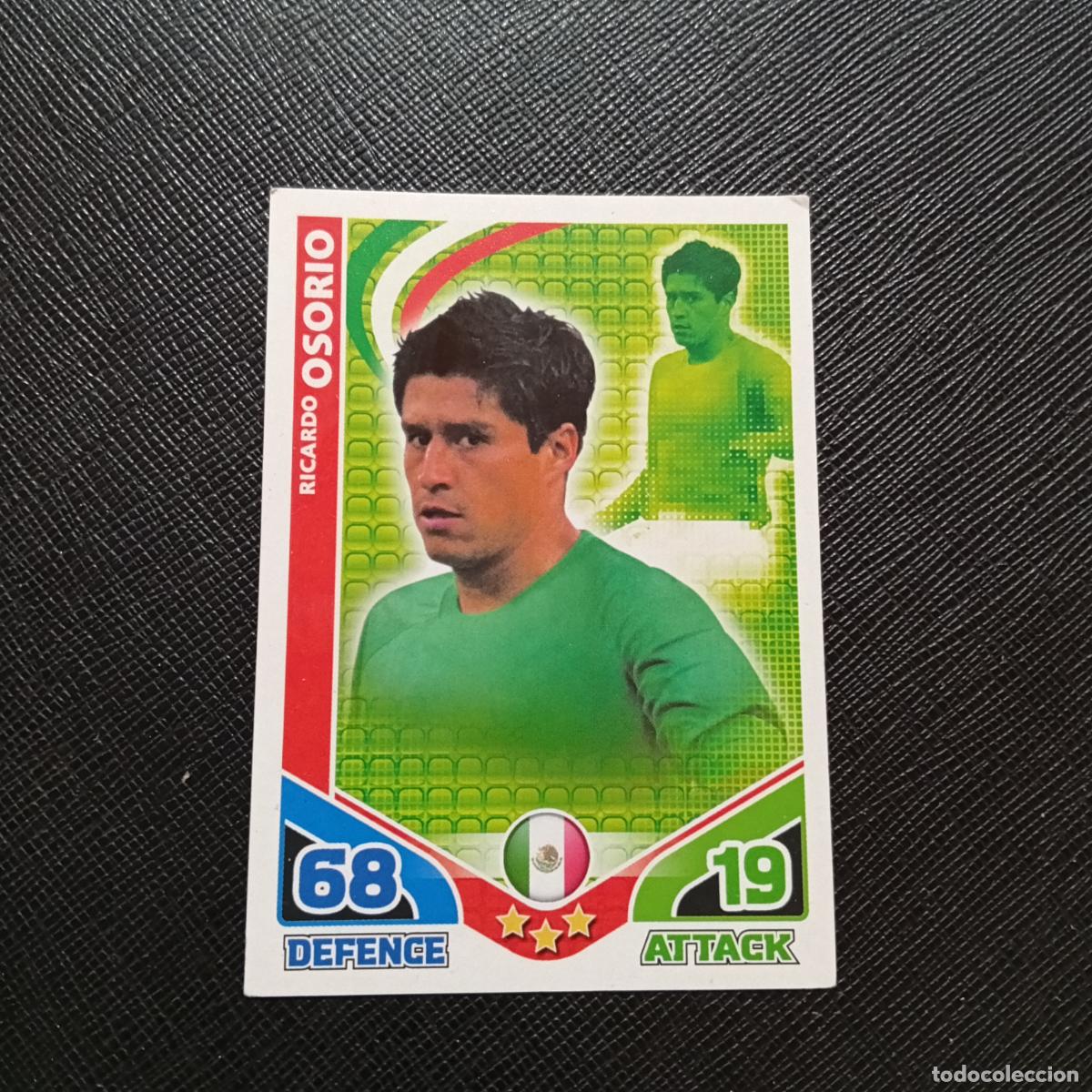 Cromos de Futebol: OSORIO MEXICO MATCH ATTAX SOUTH AFRICA 2010 MUNDIAL CROMO WORLD FUTBOL 10 - A150 PG325 B