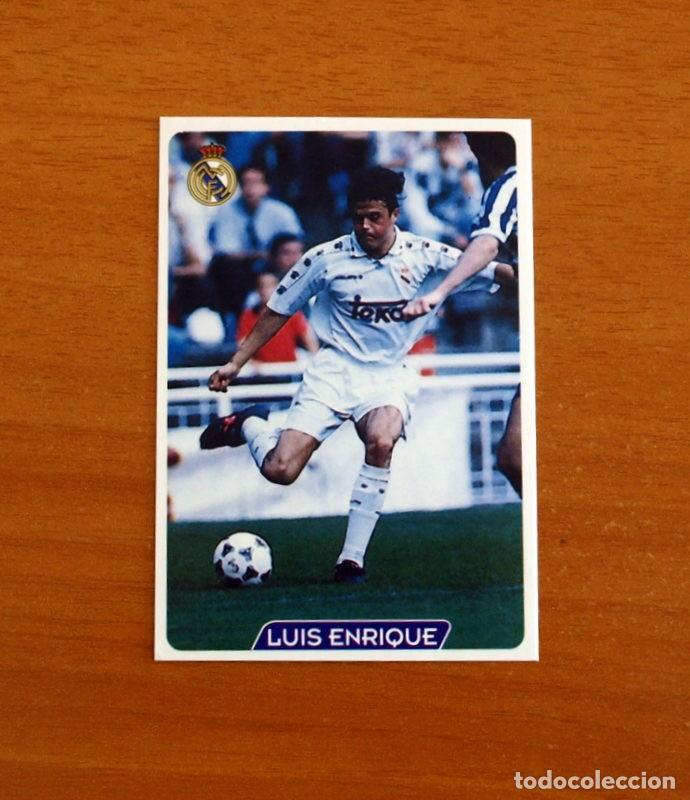 Cromos de Futebol: Real Madrid - N&ordm; 13 Luis Enrique - Las Fichas de la Liga 95-96-1995-1996 -Mundicromo Sport