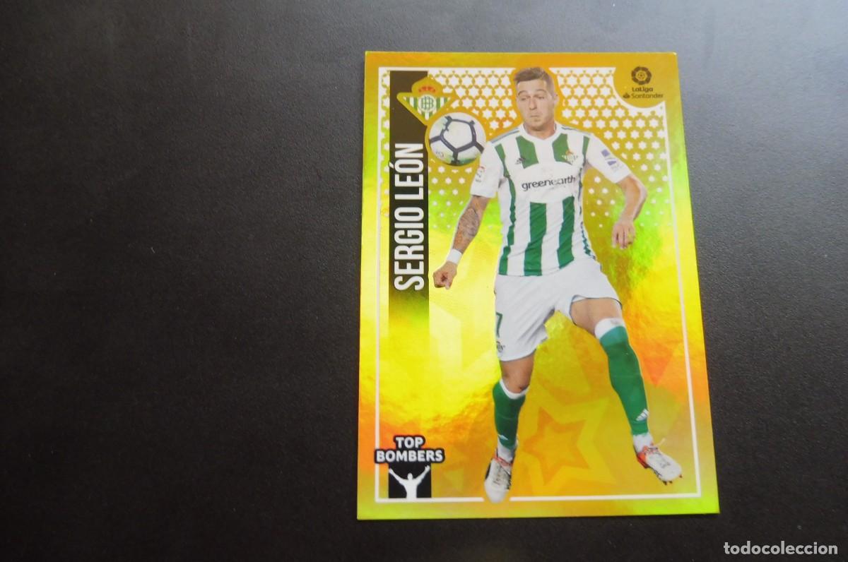 Cromos de Futebol: CROMOS PANINI - LIGA SANTANDER 2018/19 ESTE - REAL BETIS - N&Uacute;M 23 - SERGIO LE&Oacute;N