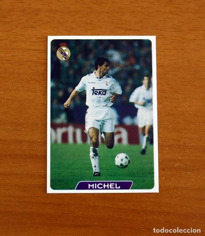 Cromos de Futebol: Real Madrid - N&ordm; 15 Michel - Las Fichas de la Liga 95-96-1995-1996 -Mundicromo Sport