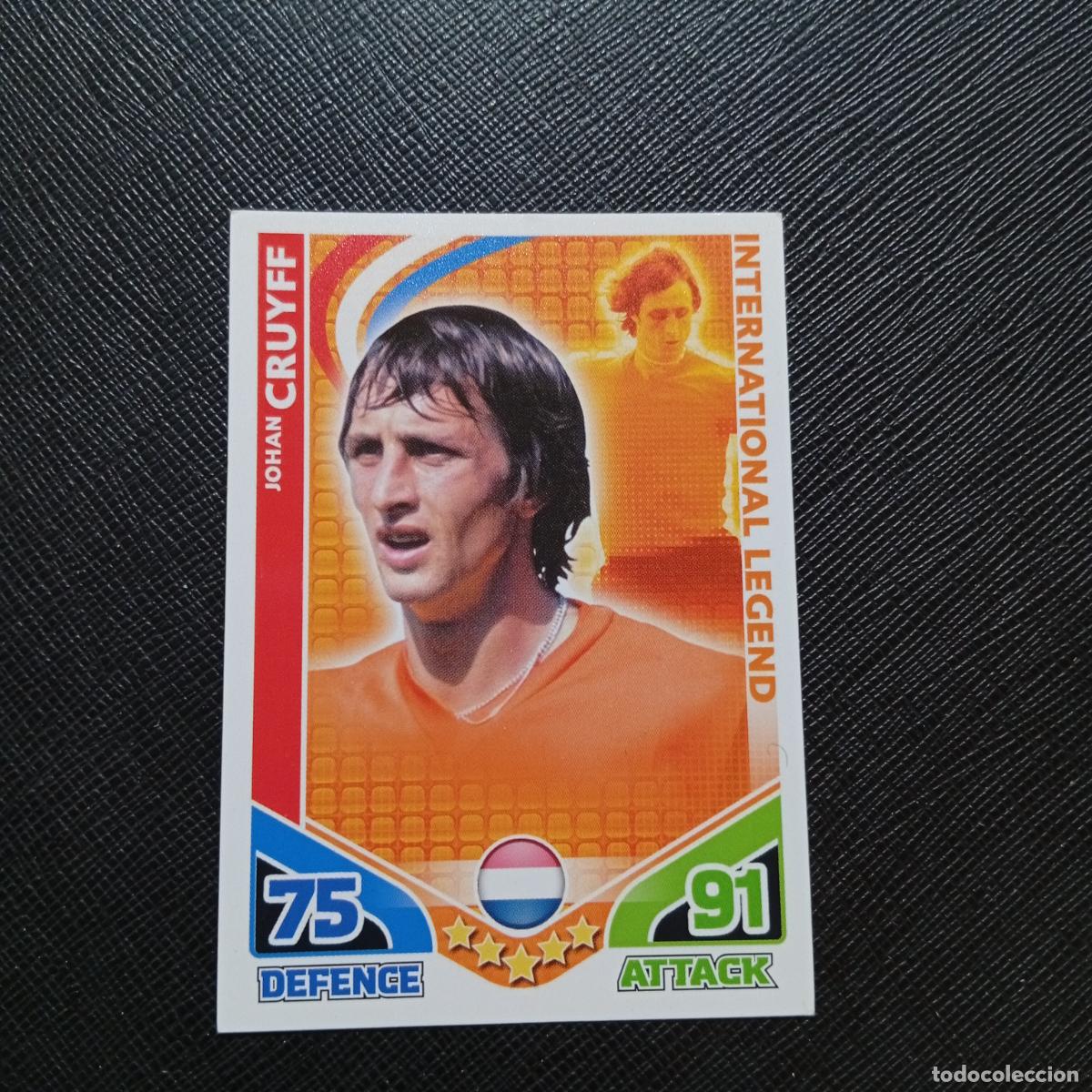Cromos de f&uacute;tbol: JOHAN CRUYFF HOLANDA MATCH ATTAX SOUTH AFRICA 2010 MUNDIAL CROMO WORLD FUTBOL 10 - A150 PG334 LEGEND
