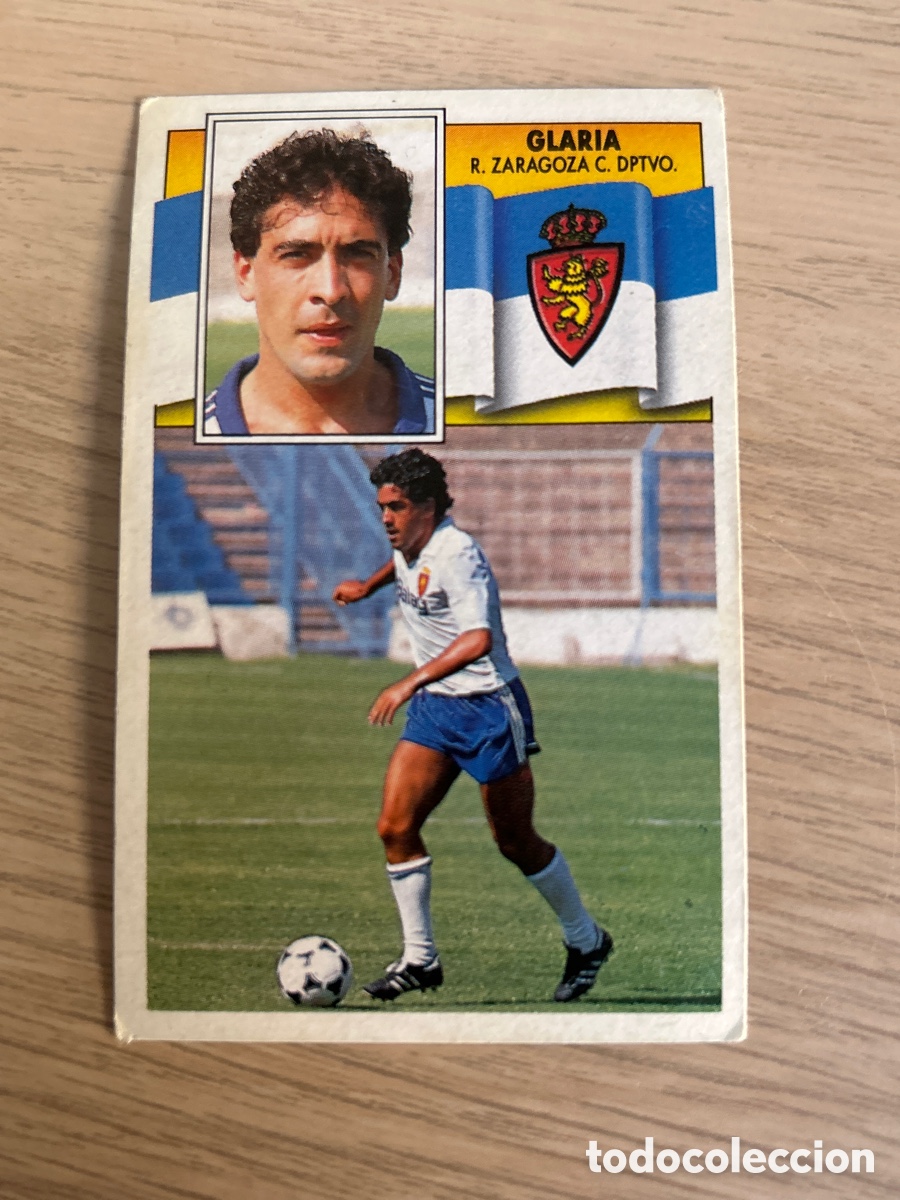 Cromos de f&uacute;tbol: GLARIA REAL ZARAGOZA LIGA ESTE 1990 1991 90 91 NUNCA PEGADO SIN PEGAR