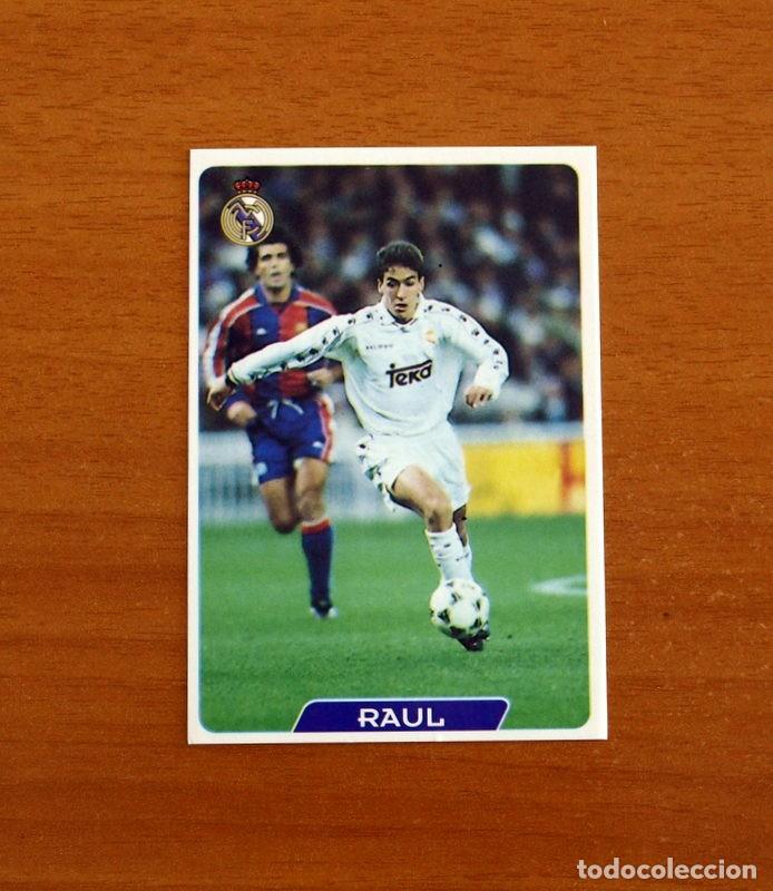 Cromos de f&uacute;tbol: Real Madrid - N&ordm; 16 Ra&uacute;l Gonz&aacute;lez - Las Fichas de la Liga 95-96-1995-1996 -Mundicromo Sport