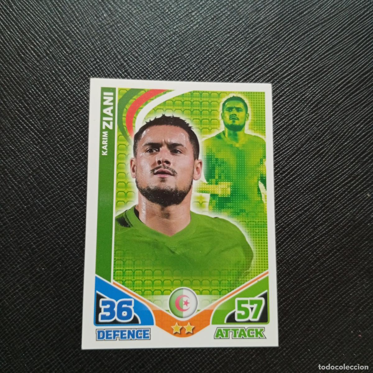 Cromos de f&uacute;tbol: ZIANI ARGELIA MATCH ATTAX SOUTH AFRICA 2010 MUNDIAL CROMO WORLD FUTBOL 10 - A150 PG334