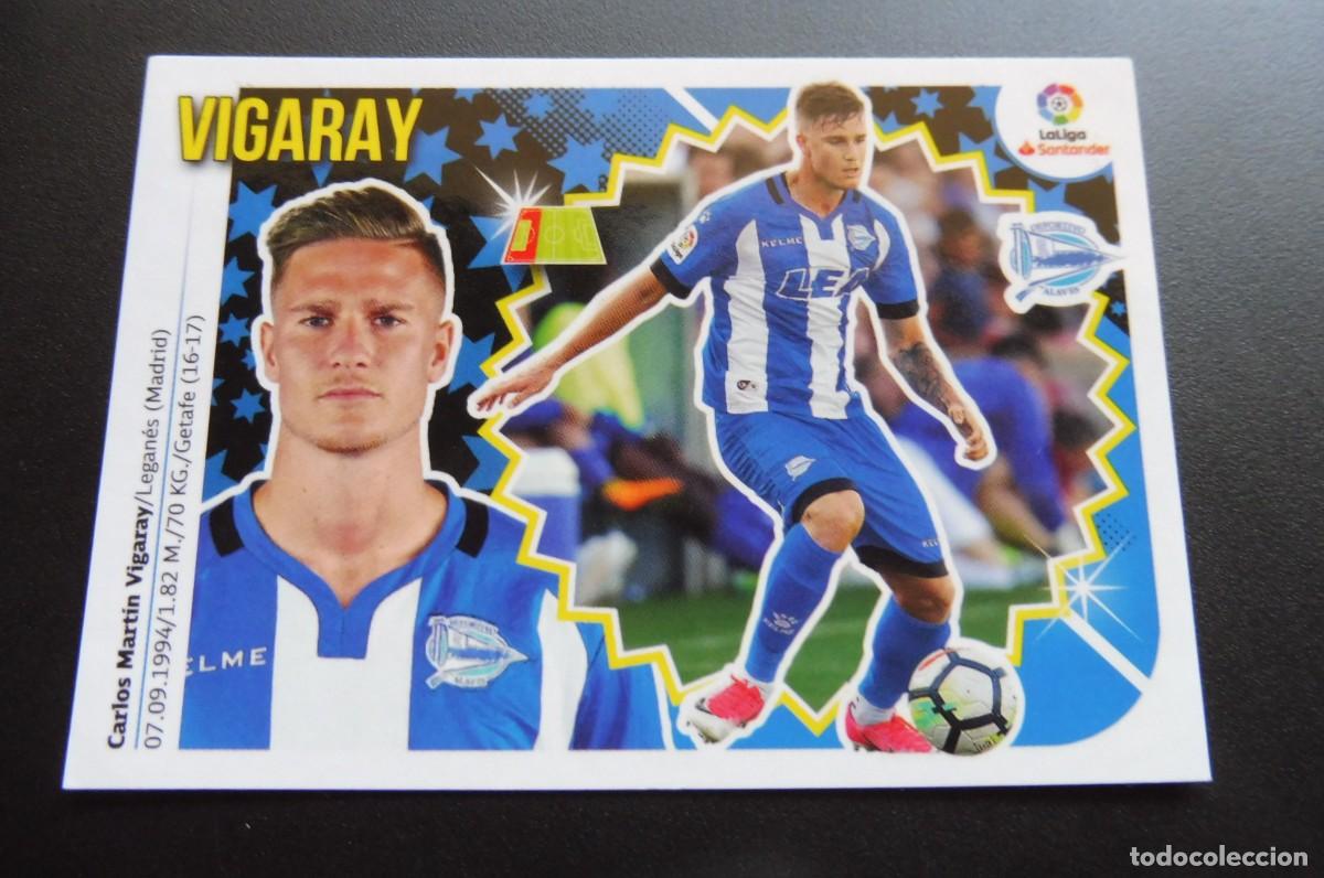 Cromos de f&uacute;tbol: CROMOS PANINI - LIGA SANTANDER 2018/19 ESTE - CD. ALAVES - N&Uacute;M 3 B - VIGARAY