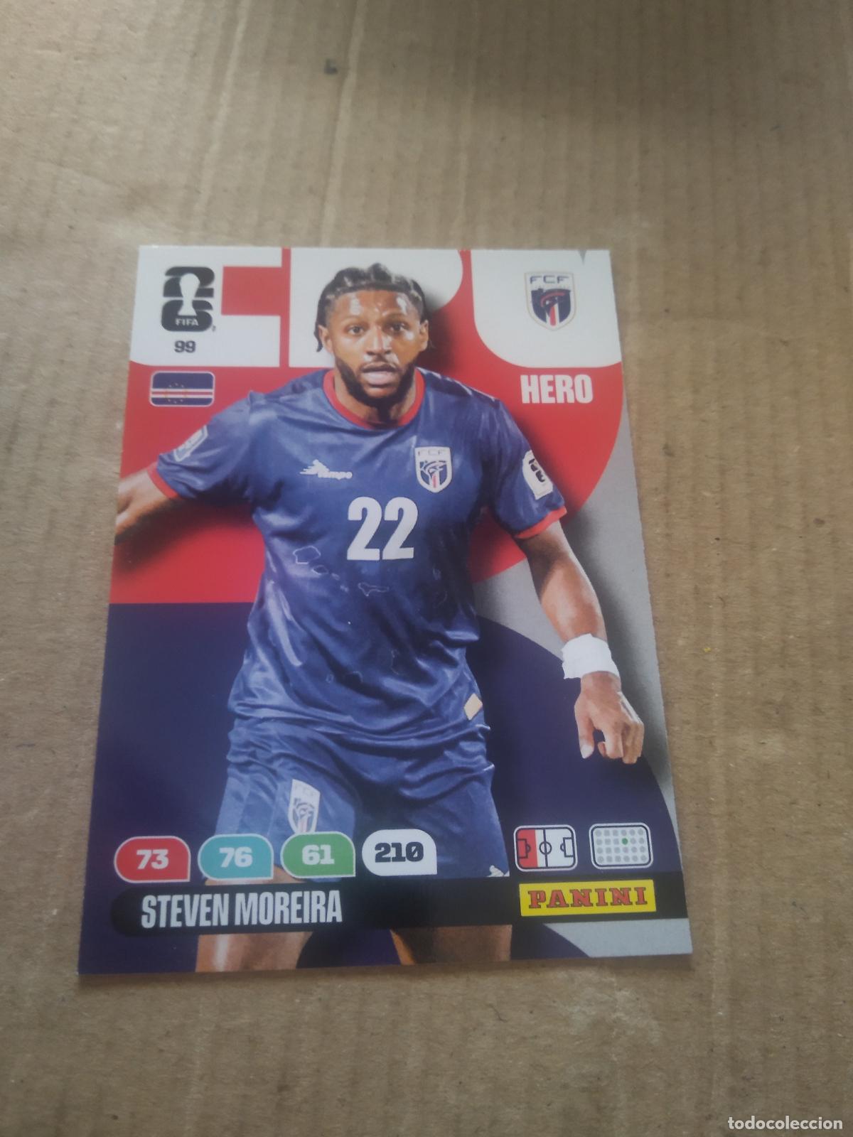 Cromos de f&uacute;tbol: 99 STEVEN MOREIRA CABO VERDE CROMO FUTBOL PANINI ADRENALYN MUNDIAL 2026 WORLD CUP